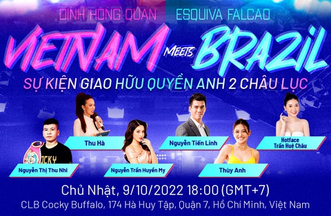 Tiền đạo Tiến Linh, á hậu Huyền My làm khách mời trận so găng đỉnh cao Việt Nam - Brazil - Ảnh 3. Tiền đạo Tiến Linh, á hậu Huyền My làm khách mời trận so găng đỉnh cao Việt Nam - Brazil - Ảnh 3.