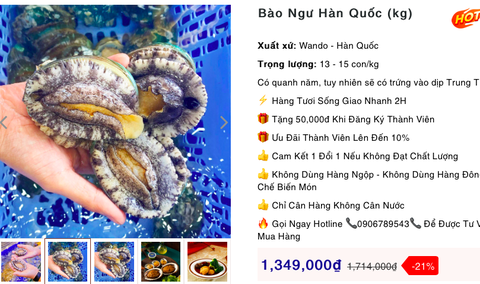 Cẩn trọng xuất xứ bào ngư nhập khẩu giá rẻ bất ngờ - Ảnh 2. Cẩn trọng xuất xứ bào ngư nhập khẩu giá rẻ bất ngờ - Ảnh 2.