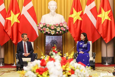 Phó chủ tịch nước đón Thái tử Đan Mạch Frederik - Ảnh 5. Phó chủ tịch nước đón Thái tử Đan Mạch Frederik - Ảnh 5.