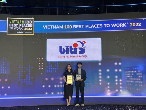 Biti’s tiếp tục lọt top 100 nơi làm việc tốt nhất Việt Nam - Ảnh 1. Biti’s tiếp tục lọt top 100 nơi làm việc tốt nhất Việt Nam - Ảnh 1.