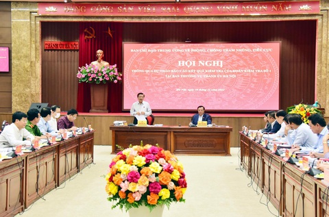 Yêu cầu Hà Nội chỉ đạo xử lý dứt điểm các vụ án, vụ việc tham nhũng, tiêu cực dư luận quan tâm - Ảnh 1. Yêu cầu Hà Nội chỉ đạo xử lý dứt điểm các vụ án, vụ việc tham nhũng, tiêu cực dư luận quan tâm - Ảnh 1.