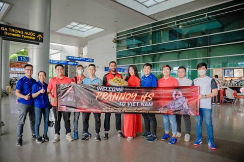 Nhà vô địch cầu lông thế giới Prannoy truyền cảm hứng cho VĐV trẻ tại TP.HCM - Ảnh 1. Nhà vô địch cầu lông thế giới Prannoy truyền cảm hứng cho VĐV trẻ tại TP.HCM - Ảnh 1.