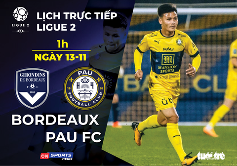 Lịch trực tiếp Pau FC - Bordeaux, Quang Hải ra sân? - Ảnh 1. Lịch trực tiếp Pau FC - Bordeaux, Quang Hải ra sân? - Ảnh 1.