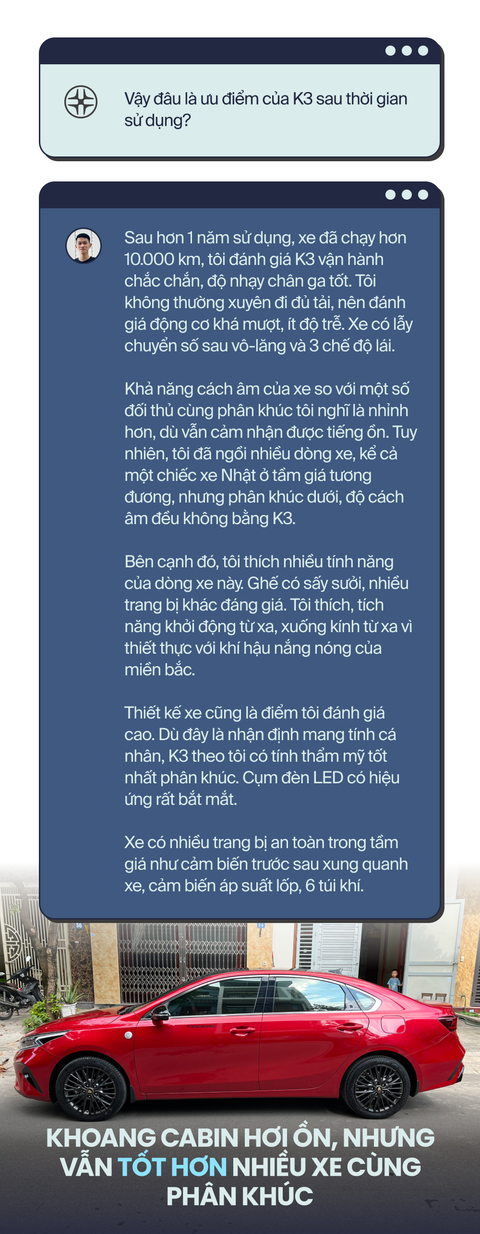 Chủ xe Kia K3: ‘Tính năng phù hợp với tầm giá, còn vài điểm chưa ưng ý - Ảnh 3. Chủ xe Kia K3: ‘Tính năng phù hợp với tầm giá, còn vài điểm chưa ưng ý - Ảnh 3.
