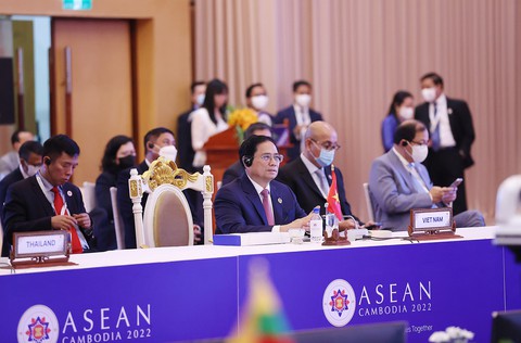 Hội nghị cấp cao ASEAN: Thủ tướng nêu thông điệp thụ hưởng công bằng cho mọi người dân - Ảnh 1. Hội nghị cấp cao ASEAN: Thủ tướng nêu thông điệp thụ hưởng công bằng cho mọi người dân - Ảnh 1.