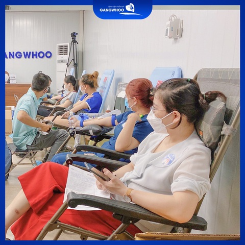 Ngày hội hiến máu nhân đạo tại Bệnh viện thẩm mỹ Gangwhoo 2022 - Ảnh 1. Ngày hội hiến máu nhân đạo tại Bệnh viện thẩm mỹ Gangwhoo 2022 - Ảnh 1.