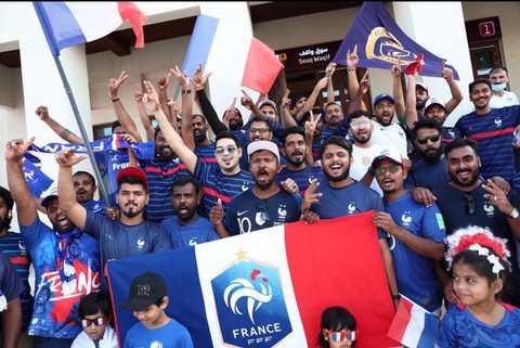 Màu sắc World Cup 2022 đã tràn ngập ở Qatar - Ảnh 6. Màu sắc World Cup 2022 đã tràn ngập ở Qatar - Ảnh 6.