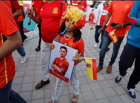 Màu sắc World Cup 2022 đã tràn ngập ở Qatar - Ảnh 8. Màu sắc World Cup 2022 đã tràn ngập ở Qatar - Ảnh 8.