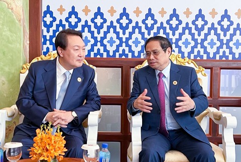 Thủ tướng Phạm Minh Chính đối thoại với lãnh đạo Hàn Quốc, Ấn Độ - Ảnh 1. Thủ tướng Phạm Minh Chính đối thoại với lãnh đạo Hàn Quốc, Ấn Độ - Ảnh 1.