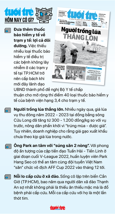 Tin sáng 12-11: TP.HCM đề xuất tăng mức phạt vi phạm giao thông; Không mua vé tàu Tết qua trung gian - Ảnh 4. Tin sáng 12-11: TP.HCM đề xuất tăng mức phạt vi phạm giao thông; Không mua vé tàu Tết qua trung gian - Ảnh 4.