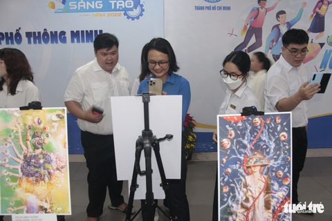 Sân chơi công nghệ đầy sáng tạo của sinh viên ở TP.HCM - Ảnh 7. Sân chơi công nghệ đầy sáng tạo của sinh viên ở TP.HCM - Ảnh 7.