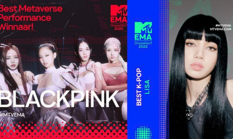 BLACKPINK trở thành nhóm nhạc nữ Kpop đầu tiên giành được 2 giải thưởng MTV EMAs - Ảnh 1. BLACKPINK trở thành nhóm nhạc nữ Kpop đầu tiên giành được 2 giải thưởng MTV EMAs - Ảnh 1.