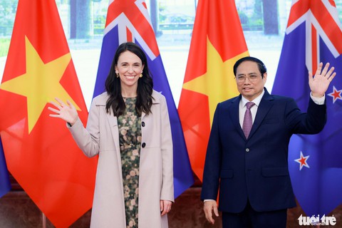 Thủ tướng Phạm Minh Chính đón và hội đàm với Thủ tướng New Zealand Jacinda Ardern - Ảnh 1. Thủ tướng Phạm Minh Chính đón và hội đàm với Thủ tướng New Zealand Jacinda Ardern - Ảnh 1.