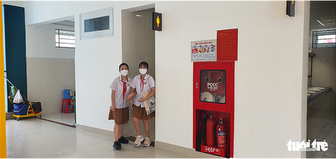 Trường công lập ở TP.HCM có nhà vệ sinh đẹp như khách sạn - Ảnh 1. Trường công lập ở TP.HCM có nhà vệ sinh đẹp như khách sạn - Ảnh 1.