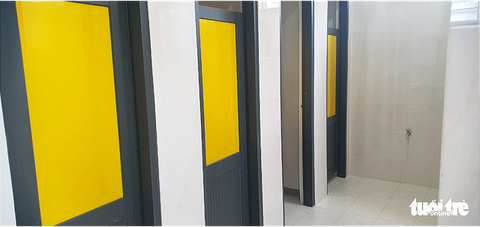 Trường công lập ở TP.HCM có nhà vệ sinh đẹp như khách sạn - Ảnh 3. Trường công lập ở TP.HCM có nhà vệ sinh đẹp như khách sạn - Ảnh 3.