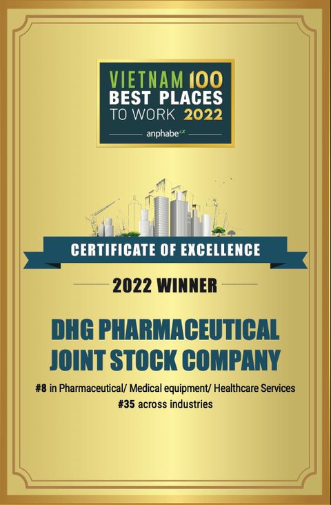 Dược Hậu Giang vào top 100 nơi làm việc tốt nhất Việt Nam - Ảnh 2. Dược Hậu Giang vào top 100 nơi làm việc tốt nhất Việt Nam - Ảnh 2.