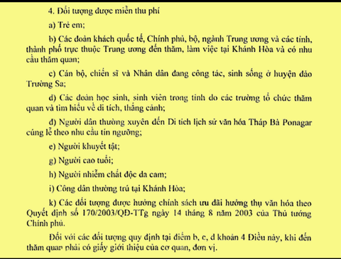 20221115 (TTO) PSN_ Quy dinh mien thu phi tham quan - anh PhanSongNgan 20221115 (TTO) PSN_ Quy dinh mien thu phi tham quan - anh PhanSongNgan