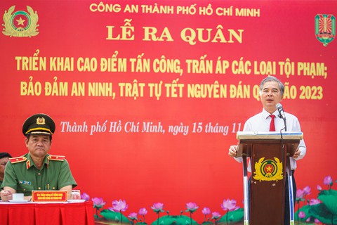Công an TP.HCM ra quân trấn áp tội phạm thời gian diễn ra World Cup, Tết Nguyên đán - Ảnh 1. Công an TP.HCM ra quân trấn áp tội phạm thời gian diễn ra World Cup, Tết Nguyên đán - Ảnh 1.