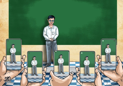 Diễn đàn Nỗi lòng nhà giáo: Ám ảnh mạng xã hội - Ảnh 1. Diễn đàn Nỗi lòng nhà giáo: Ám ảnh mạng xã hội - Ảnh 1.