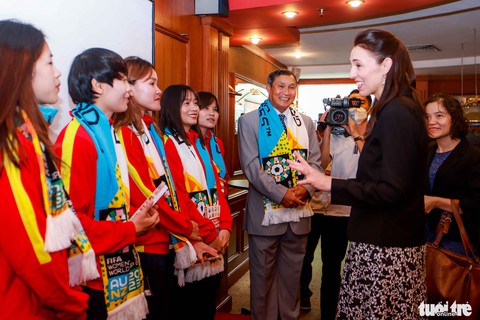 Thủ tướng Jacinda Ardern: ‘New Zealand sẽ là sân nhà của tuyển nữ Việt Nam tại World Cup 2023’ - Ảnh 2. Thủ tướng Jacinda Ardern: ‘New Zealand sẽ là sân nhà của tuyển nữ Việt Nam tại World Cup 2023’ - Ảnh 2.