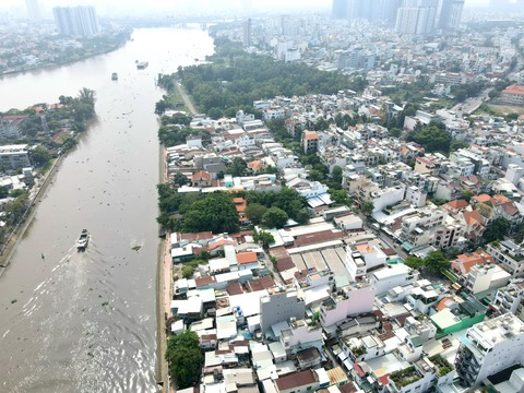 Nghiên cứu đường ven sông Sài Gòn từ cầu Thủ Thiêm 2 đến cầu Kinh Thanh Đa - Ảnh 1. Nghiên cứu đường ven sông Sài Gòn từ cầu Thủ Thiêm 2 đến cầu Kinh Thanh Đa - Ảnh 1.