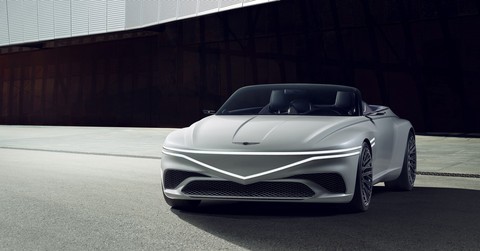 Hãng xe sang của Hyundai công bố concept mui trần với khoang lái khép kín - Ảnh 4. Hãng xe sang của Hyundai công bố concept mui trần với khoang lái khép kín - Ảnh 4.