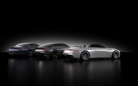 Hãng xe sang của Hyundai công bố concept mui trần với khoang lái khép kín - Ảnh 2. Hãng xe sang của Hyundai công bố concept mui trần với khoang lái khép kín - Ảnh 2.