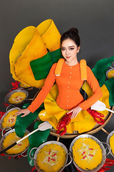 Cô Ba bánh xèo đến Mỹ thi Miss Teen Universe 2022 - Ảnh 4. Cô Ba bánh xèo đến Mỹ thi Miss Teen Universe 2022 - Ảnh 4.
