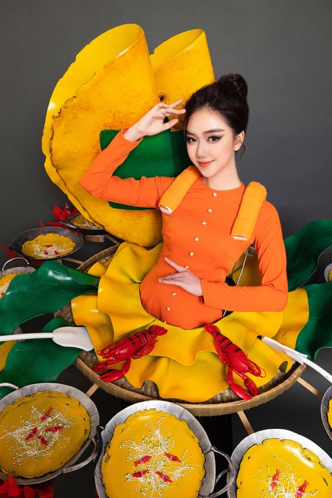 Cô Ba bánh xèo đến Mỹ thi Miss Teen Universe 2022 - Ảnh 2. Cô Ba bánh xèo đến Mỹ thi Miss Teen Universe 2022 - Ảnh 2.