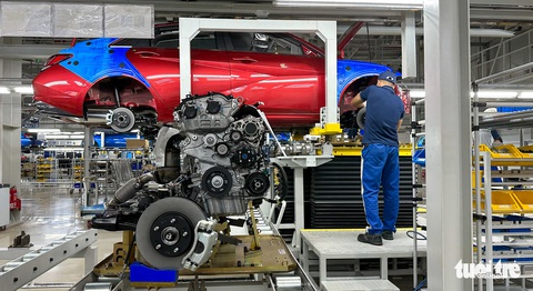 Bên trong nhà máy Hyundai Thành Công số 2: Xuất xưởng 11 xe/giờ, kỳ vọng hết khan xe - Ảnh 10. Bên trong nhà máy Hyundai Thành Công số 2: Xuất xưởng 11 xe/giờ, kỳ vọng hết khan xe - Ảnh 10.