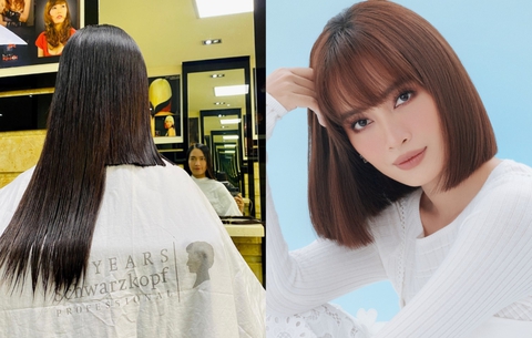 Diễn viên Ái Phương cắt nửa mái tóc để hiến cho bệnh nhân ung thư - Ảnh: Nhân vật cung cấp Diễn viên Ái Phương cắt nửa mái tóc để hiến cho bệnh nhân ung thư - Ảnh: Nhân vật cung cấp