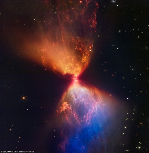 NASA lần đầu ghi lại được cảnh một ngôi sao bắt đầu hình thành - Ảnh 1. NASA lần đầu ghi lại được cảnh một ngôi sao bắt đầu hình thành - Ảnh 1.