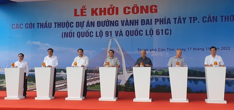 Thủ tướng dự khởi công đường vành đai phía tây Cần Thơ - Ảnh 2. Thủ tướng dự khởi công đường vành đai phía tây Cần Thơ - Ảnh 2.