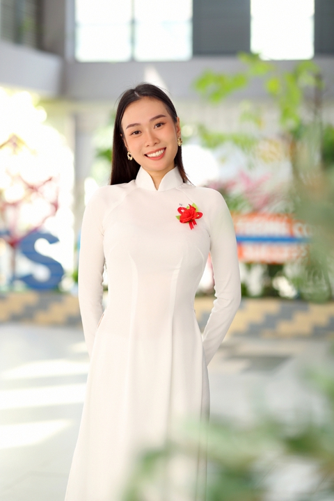 Hoa hậu Ban Mai xinh tươi về thăm trường cũ, giao lưu truyền cảm hứng cho đàn em - Ảnh 6. Hoa hậu Ban Mai xinh tươi về thăm trường cũ, giao lưu truyền cảm hứng cho đàn em - Ảnh 6.