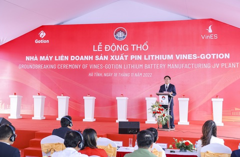 VinES và Gotion động thổ dự án nhà máy sản xuất pin LFP - Ảnh 3. VinES và Gotion động thổ dự án nhà máy sản xuất pin LFP - Ảnh 3.