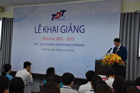 Đại học Tôn Đức Thắng phân hiệu Khánh Hòa khai giảng năm học mới - Ảnh 1. Đại học Tôn Đức Thắng phân hiệu Khánh Hòa khai giảng năm học mới - Ảnh 1.