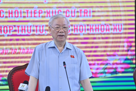Tổng bí thư Nguyễn Phú Trọng: Chúng ta khuyến khích ai đã trót nhúng chàm rồi thì rửa tay đi - Ảnh 1. Tổng bí thư Nguyễn Phú Trọng: Chúng ta khuyến khích ai đã trót nhúng chàm rồi thì rửa tay đi - Ảnh 1.