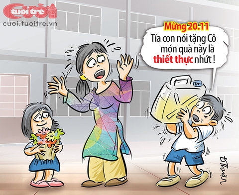 20-11, chúc thầy cô sống được... bằng lương - Ảnh 2. 20-11, chúc thầy cô sống được... bằng lương - Ảnh 2.