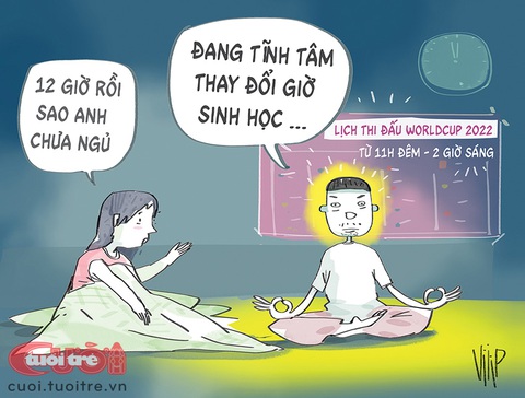 World Cup chưa khai mạc, ông chồng đã phát điên - Ảnh 1. World Cup chưa khai mạc, ông chồng đã phát điên - Ảnh 1.