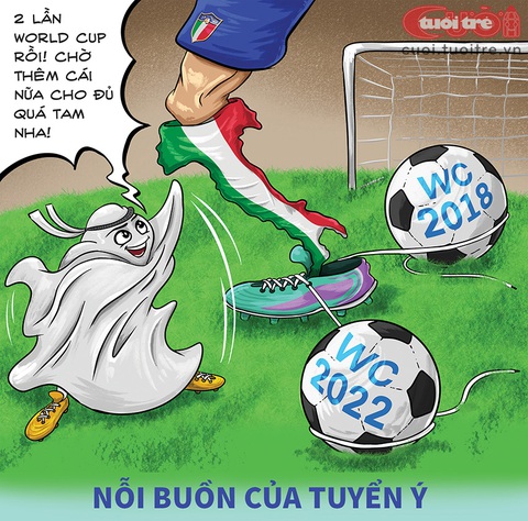 Nỗi buồn của đội tuyển Ý và chị em mê bóng đá - Ảnh 1. Nỗi buồn của đội tuyển Ý và chị em mê bóng đá - Ảnh 1.
