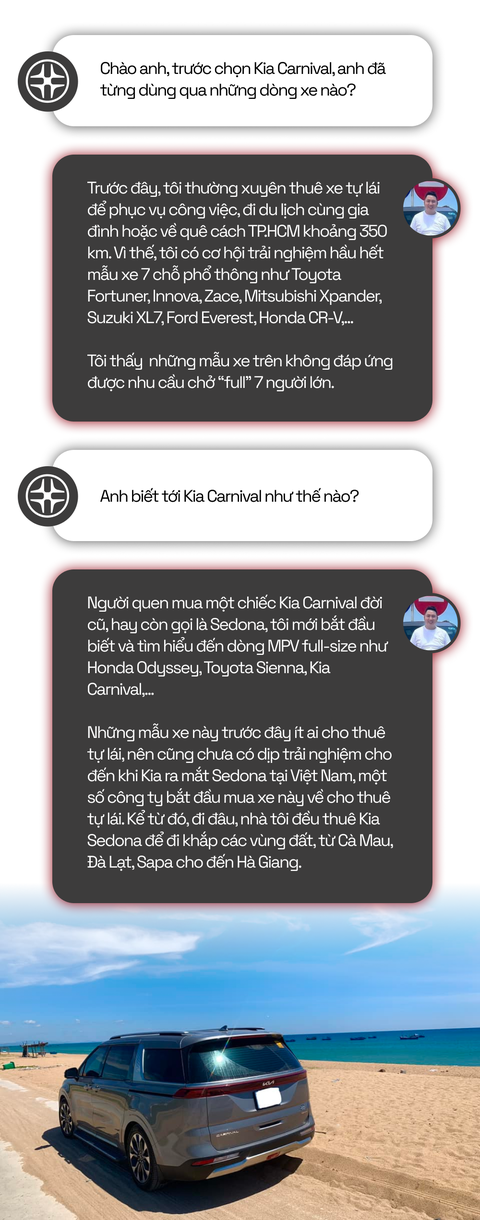 Chủ xe Kia Carnival: ‘Tầm giá 1,5 tỉ đồng không xe nào ngồi sướng bằng’ - Ảnh 2. Chủ xe Kia Carnival: ‘Tầm giá 1,5 tỉ đồng không xe nào ngồi sướng bằng’ - Ảnh 2.
