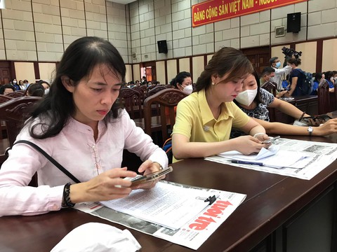 12 thí sinh vào thi chung kết xếp hạng Tham mưu tốt - Dân vận khéo - Ảnh 1. 12 thí sinh vào thi chung kết xếp hạng Tham mưu tốt - Dân vận khéo - Ảnh 1.