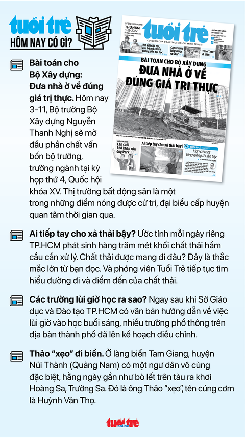 Tin sáng 3-11: Bốn thành viên Chính phủ trả lời chất vấn; TP.HCM xử lý xe dù bến cóc mỗi ngày - Ảnh 5. Tin sáng 3-11: Bốn thành viên Chính phủ trả lời chất vấn; TP.HCM xử lý xe dù bến cóc mỗi ngày - Ảnh 5.