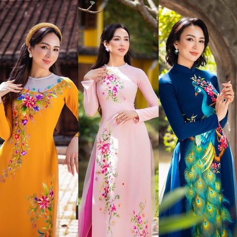 Hoa hậu Ngọc Diễm duyên dáng trong tà áo dài Minh Châu sau kết thúc nhiệm kỳ 14 năm - Ảnh 1. Hoa hậu Ngọc Diễm duyên dáng trong tà áo dài Minh Châu sau kết thúc nhiệm kỳ 14 năm - Ảnh 1.