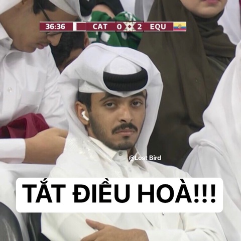Loạt ảnh chế cháo sau màn chào sân chán quá chán của chủ nhà Qatar - Ảnh 2. Loạt ảnh chế cháo sau màn chào sân chán quá chán của chủ nhà Qatar - Ảnh 2.