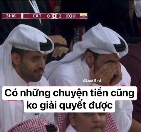 Loạt ảnh chế cháo sau màn chào sân chán quá chán của chủ nhà Qatar - Ảnh 4. Loạt ảnh chế cháo sau màn chào sân chán quá chán của chủ nhà Qatar - Ảnh 4.