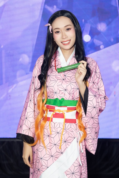 Hoa hậu Ban Mai cosplay thành nhân vật hoạt hình đáng yêu - Ảnh 5. Hoa hậu Ban Mai cosplay thành nhân vật hoạt hình đáng yêu - Ảnh 5.