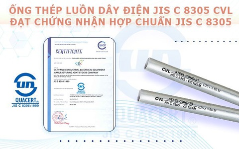 Cát Vạn Lợi sản xuất ống thép luồn dây điện chuẩn JIS C 8305 - Ảnh 1. Cát Vạn Lợi sản xuất ống thép luồn dây điện chuẩn JIS C 8305 - Ảnh 1.