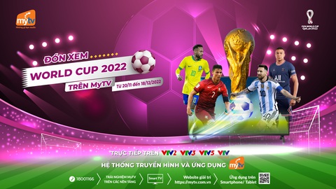 Khởi tranh World Cup 2022, MyTV tung ưu đãi ‘Săn quà nóng - Cháy mùa bóng’ - Ảnh 2. Khởi tranh World Cup 2022, MyTV tung ưu đãi ‘Săn quà nóng - Cháy mùa bóng’ - Ảnh 2.