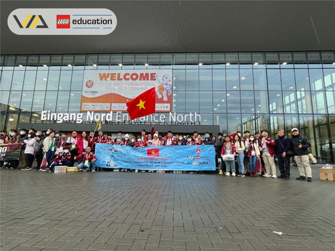 11 đội Việt Nam tranh tài tại vòng chung kết thế giới World Robot Olympiad 2022 - Ảnh 1. 11 đội Việt Nam tranh tài tại vòng chung kết thế giới World Robot Olympiad 2022 - Ảnh 1.